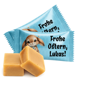 #10032 Karamellbonbons mit Text