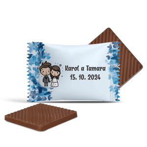 #3080 Čokoládky na svadbu s vlastným textom