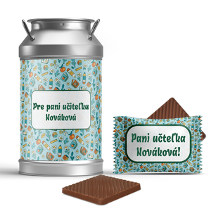 #903 Mini čokoládky v dóze s vlastným textom