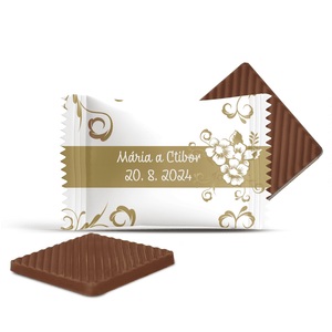 #3086 Čokoládky na svadbu s vlastným textom