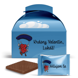 #1005 Čokoládky v krabičke s vlastným textom