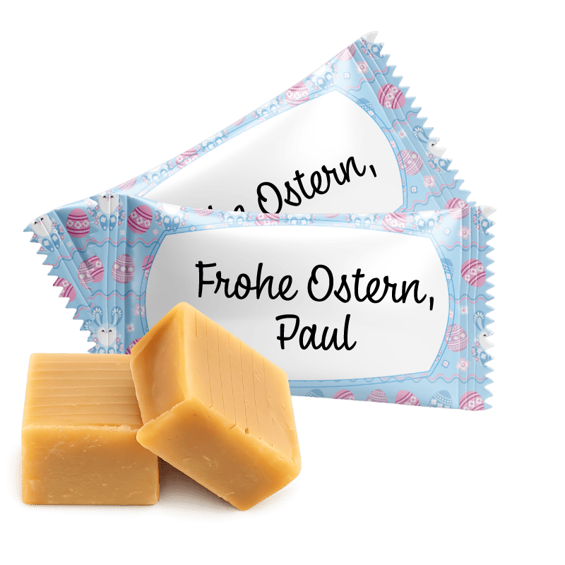 #10038 Karamellbonbons mit Text