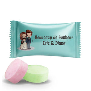 #B220F Bonbons aux fruits de mariage personnalises