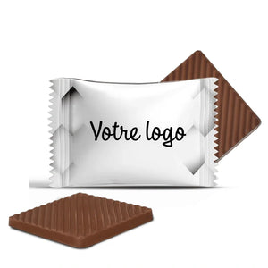 #B2212FR Mini chocolats avec votre logo – emballage personnalisé