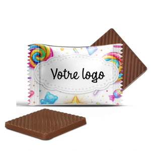 #B2214FR Mini chocolats avec votre logo – emballage personnalisé