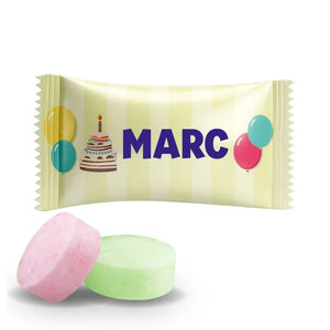 #B235F Bonbons aux fruits personnalises