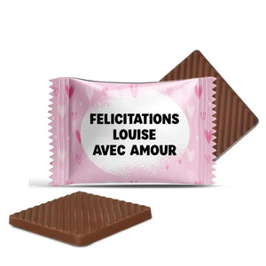 #B25F Mini chocolats personnalises