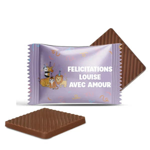 #B27F Mini chocolats personnalises