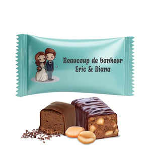 #B346F Bonbons au chocolat de mariage personnalises