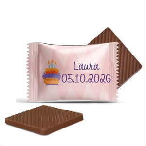 #B5014F Mini chocolats personnalises