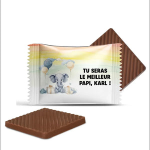 #B5060F Mini chocolats personnalises
