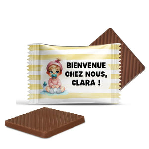 #B5064F Mini chocolats personnalises