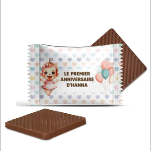 #B5068F Mini chocolats personnalises