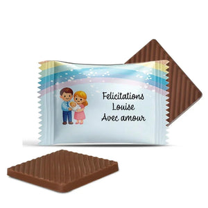 #B69F Mini chocolats personnalises