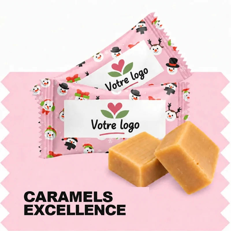 Caramels Excellence de Noël avec logo