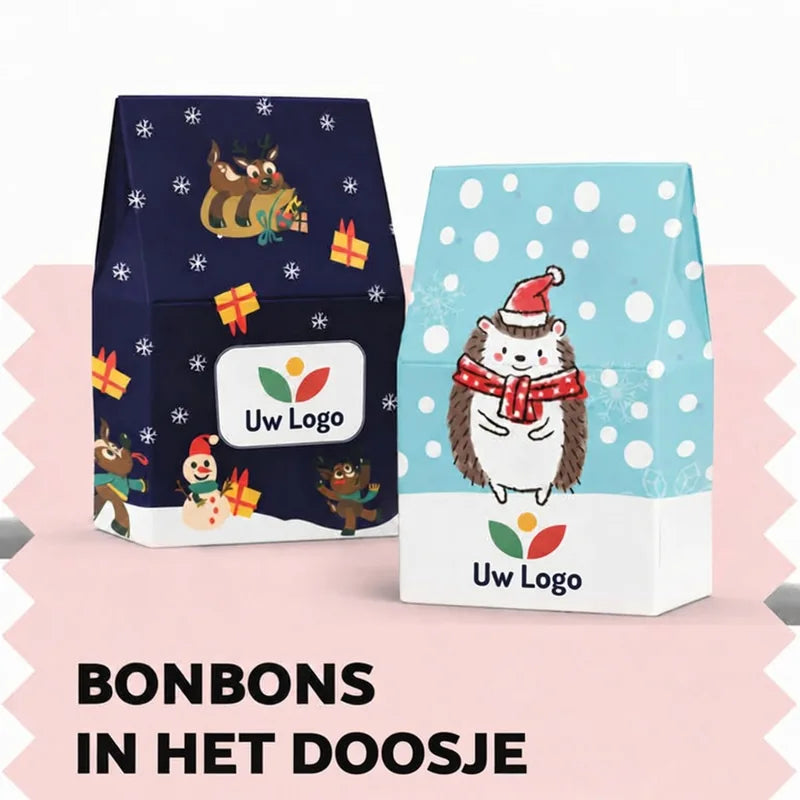 Kerstdoosjes met logo