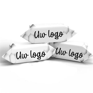 #B2304E Karamelbonbons met logo