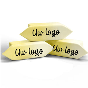 #B4311E Karamelbonbons met logo