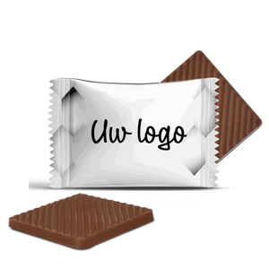 #B2212E Mini chocolaatjes met logo