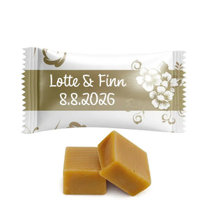 #N149L Karamelbonbons Excellence met eigen tekst