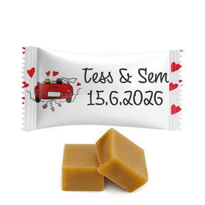 #B151E Karamelbonbons Excellence met eigen tekst