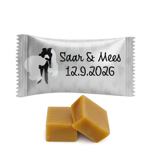 #N154L Karamelbonbons Excellence met eigen tekst
