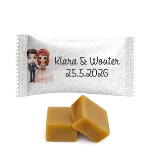 #B162E Karamelbonbons Excellence met eigen tekst