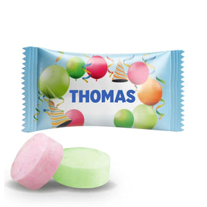 #N228L Fruitbonbons met eigen tekst