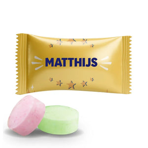 #B230E Fruitbonbons met eigen tekst