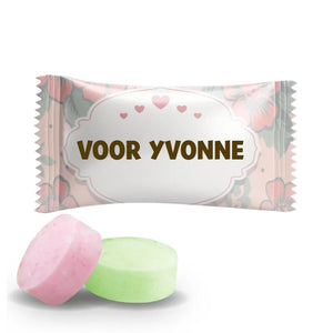 #N236L Fruitbonbons met eigen tekst