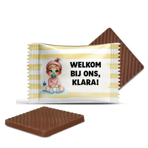 #B59E Mini chocolaatjes met eigen tekst