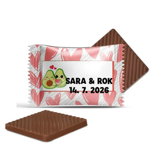 #S24E Mini čokoladice z lastnim besedilom