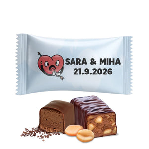 #S315E Čokoladni bonboni z lastnim besedilom