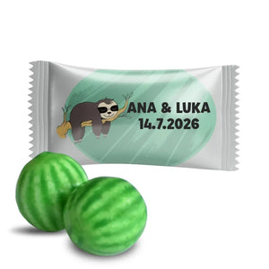 #S411E Žvečilni gumi z lastnim besedilom