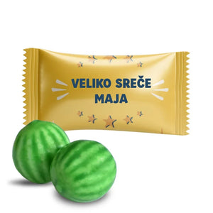 #S414E Žvečilni gumi z lastnim besedilom