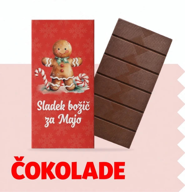 Čokolada z lastnim besedilom