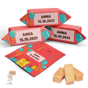 #052 KARAMELKY S VLASTNÝM TEXTOM