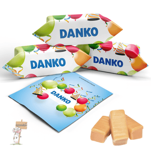 #055 KARAMELKY S VLASTNÝM TEXTOM