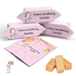 #057 KARAMELKY S VLASTNÝM TEXTOM