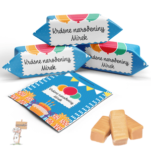 #058 KARAMELKY S VLASTNÝM TEXTOM