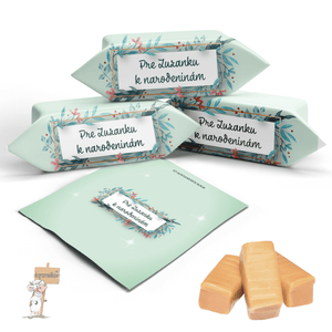 #063 KARAMELKY S VLASTNÝM TEXTOM