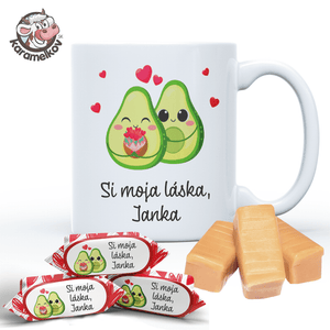 #109 KARAMELKY V HRNČEKU S VLASTNÝM TEXTOM